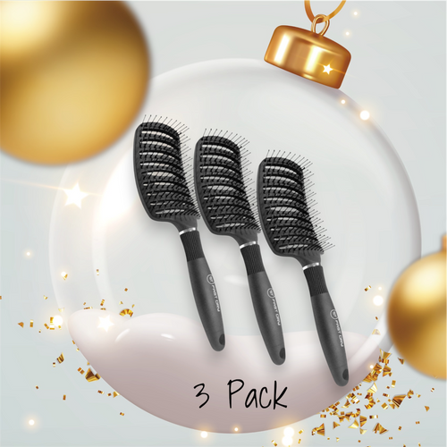 Fast Dry Hair Brush - 3 Pack