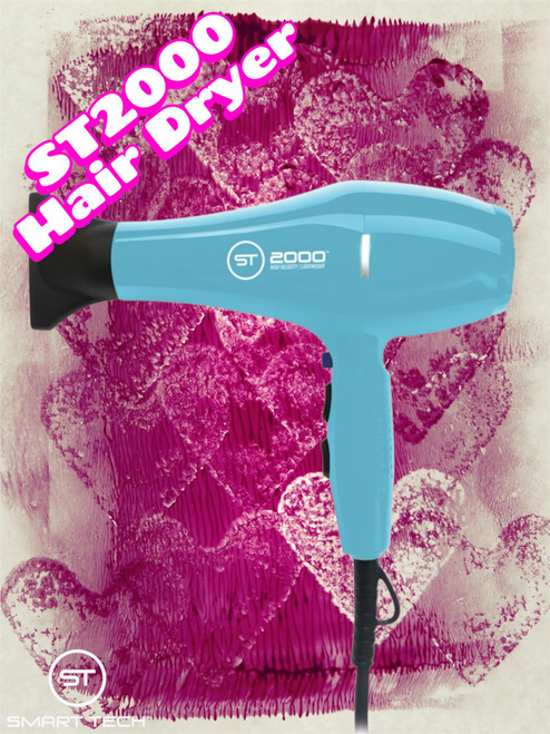 Smart Tech Zion ST2000 Dryer - Love is in the Hair Edition - Teal