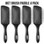 Wet Brush Paddle - Black 4 Pack Wet Brush Paddle - Black 4 Pack