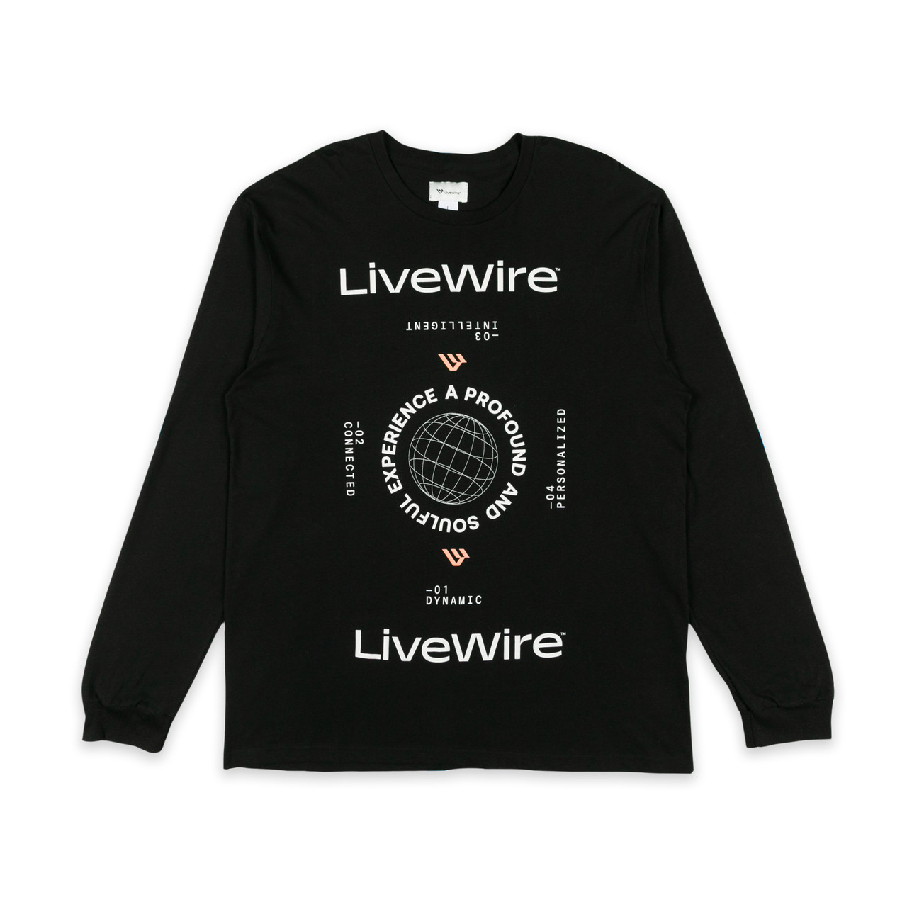 SEE SEE LS TEE【BLACK】 LiveWire Globe LS Tee