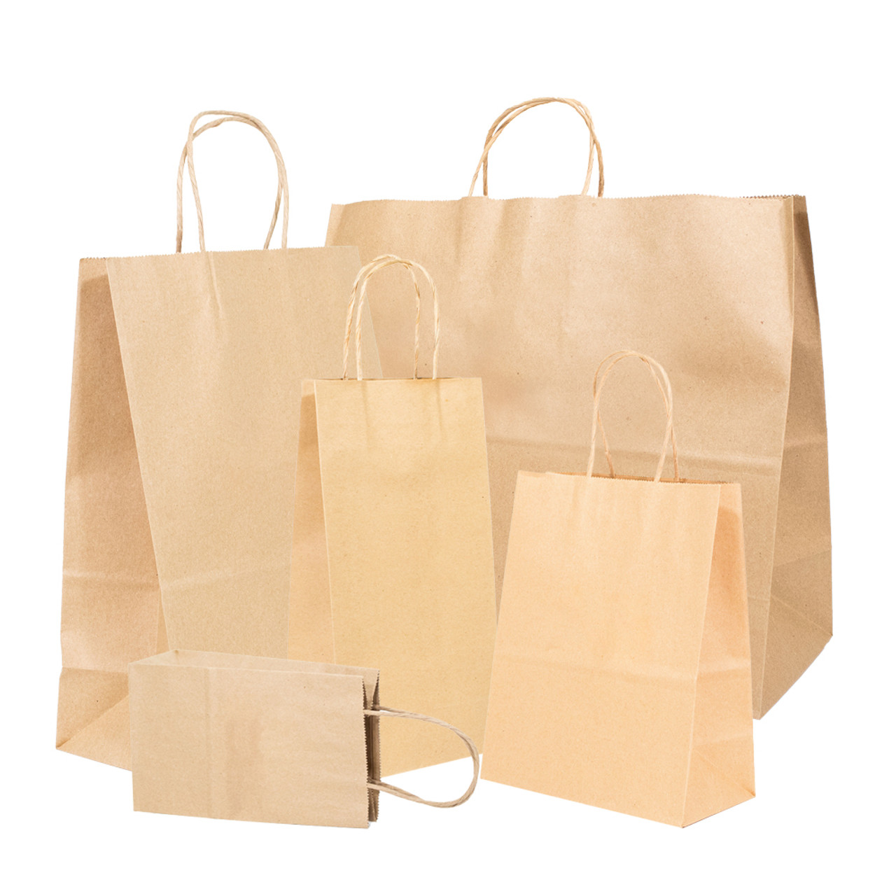 Eco-Friendly White Paper Shopping Bag with Black Grosgrain Ribbon