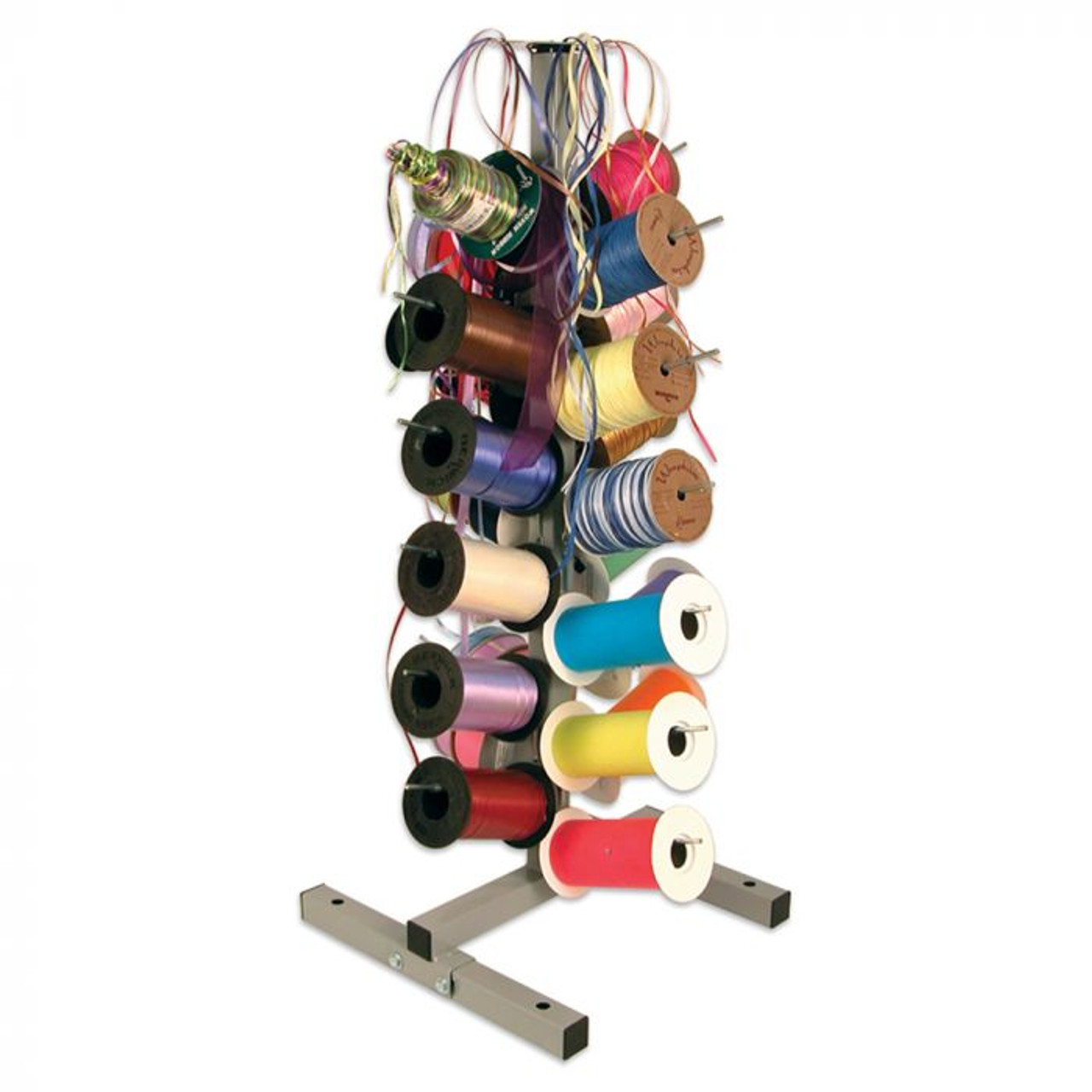 24 Roll Curling Ribbon Rack - Mid Atlantic Packaging