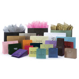 Collection of rope handle euro tote shopping bags.