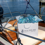 White Rope Handle Euro Tote Shopping Bag