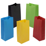 Colored Paper Gift Sacks