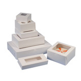 White Window Bakery Boxes