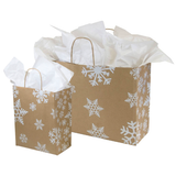 Snow Days Recycled Kraft Paper Shopping Bags Snow Days Recycled Kraft Paper Shopping Bags
