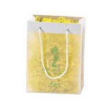 6.5x3.5x6.5 Frosted Clear Euro Totes 4 mil/100