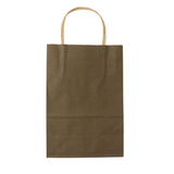 5.5x3.25x8.375 Chocolate/ Kraft Rose Shopping Bag 5.5x3.25x8.375 Chocolate/ Kraft Rose Shopping Bag
