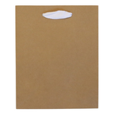 8x4x10 Kraft with White Twill Handle Euro Totes