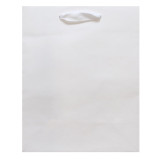 8x4x10 White Twill Handle Euro Totes