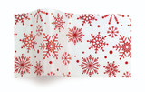 20x30 Spiraling Snowflakes Tissue