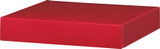  8" x 8" x 1 1/2" Red Gift Box Lids/25