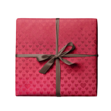 Red Foil Hearts Gift Wrap, 24"x417' Roll