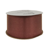 2.75" x 100 yds Burgundy Flora Satin Ribbon