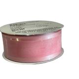 1.5x25 yds Pink Satin Edge with Wire