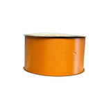 2.75" x 100 yds Orange Flora Satin Ribbon