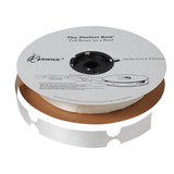 WHITE PULL BOW ON A REEL 4 IN X 18 LOOPS CT50