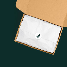 100% recycled white tissue is available in three sheets sizes: 15x20", 18x24" and 20x30". 960 sheet full reams and bulk cartons.