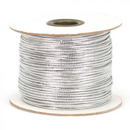 Metallic Silver ElasticCord-500 yds.