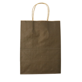 8x5x10.25 Chocolate/ Kraft Cub Shopping Bag