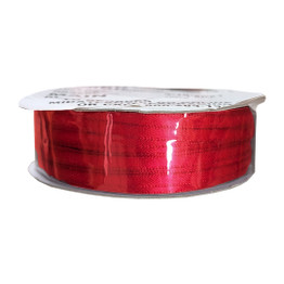 1/8" x 100 yds Red Mini Satin Ribbon