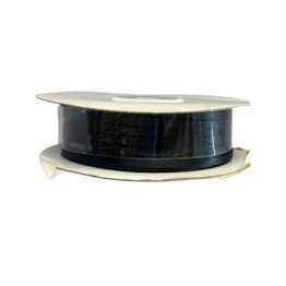 1/8" x 100 yds Black Mini Satin Ribbon