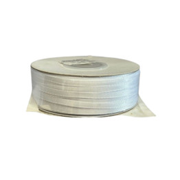 1/8" x 100 yds White Mini Satin Ribbon