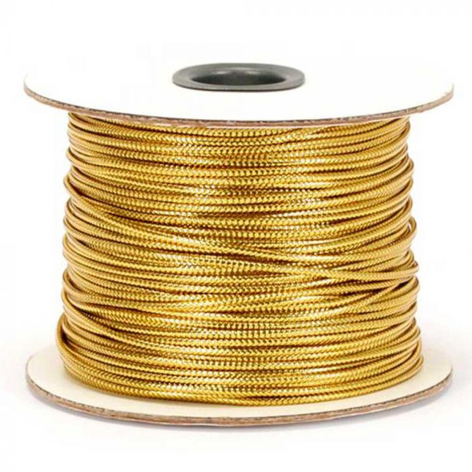 Gold Tinsel Cord100 yds. Mid Atlantic Packaging