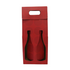 7x3.5x16.25 Crimson Circles Double Bottle Carrier/100