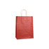 10x5x13 Red on Kraft Paper Shopping Bags