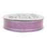 A roll of 7/8 x 25 yds Lavender Satin Edge with Wire Ribbon