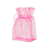 4" X 7" X 3" Pink Sinamay Drawstring Pouches/12CT