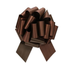 CHOCOLATE PULL BOW ON A REEL 4 IN X 18 LOOPS CT50