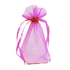 8 X 10 X 4 Hot Pink Square Bottom Organza Bags/10CT