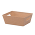 8x8x3" Decorative Tray Kraft Stripes - 6ct