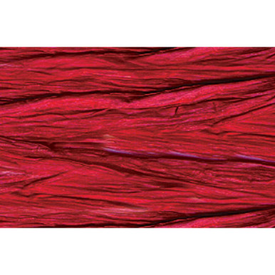 Relena Ribbons 100 yd Roll of Pearlized Red Raspberry Raffia Ribbon