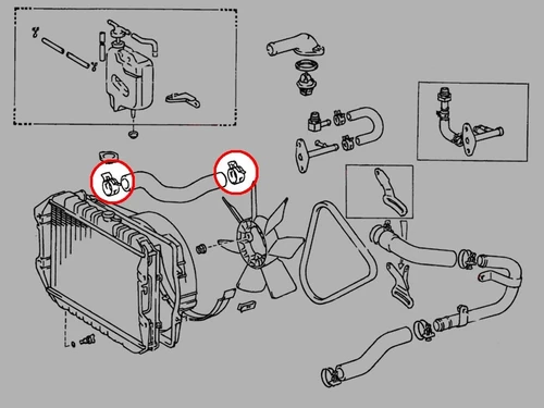 Radiator Inlet Hose Clamp