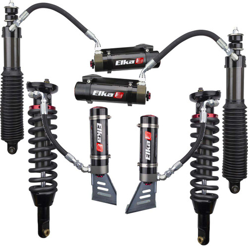 Elka 2.5 DC Reservoir Front & Rear Shocks Kit | 0-1" Lift | 2024 Tacoma