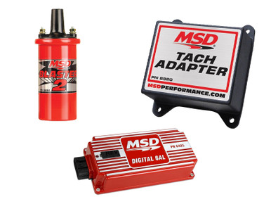 MSD Ignition Kit (Tach Adapter, Coil, Box)