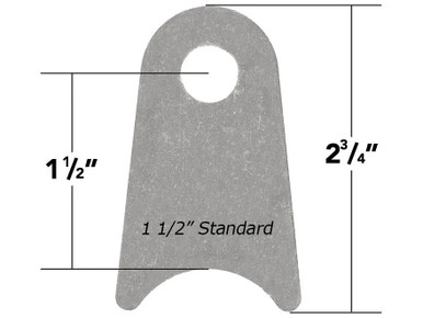 Weld On Flat Tab (10 Pack) (W/ Options)