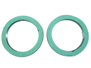 Round Collector Exhaust Gasket Set Used On Stock Manifold (PAIR)