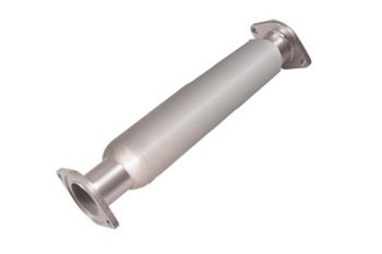 Resonator 2 1/2" x 30" With Inlet & Outlet Tubes & Flanges