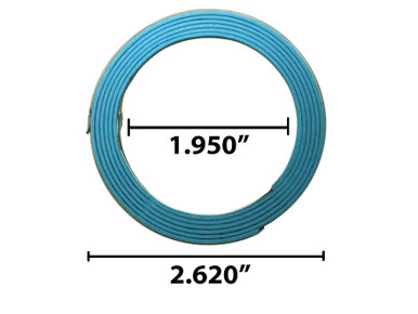 Round Collector Exhaust Gasket Used For 2-Bolt x 2" Flange