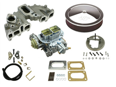 Weber 32/36 Carb & Intake Performance Package w/ K&N Air Cleaner 22R (Electric Choke)