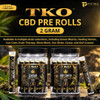 TKO CBD Pre Rolls Texas Compliant 2G
