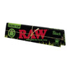 RAW ORGANIC HEMP KING SIZE SLIM BLACK ROLLING PAPERS 32 COUNT PACK (DISPLAY OF 50 PACKS)