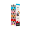 Image showcasing the fully stocked Juice Head Counter Top Nicotine Pouch Display. The stand is neatly arranged with assorted Juice Head nicotine pouches, each vibrantly packaged to attract attention. The sleek design and compact form of the display are emphasized, illustrating its suitability for small spaces and enhancing store aesthetics.