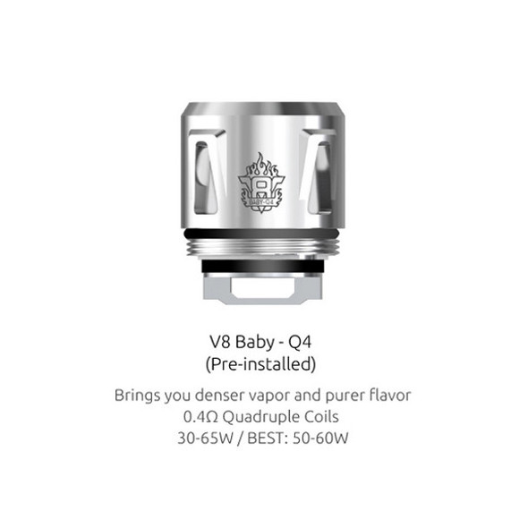 SMOK TFV8 Baby Q4 (0.4 Ohm) Replacement Coil