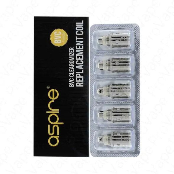 ASPIRE BVC Clearomizer Replacement Coils 5 Per Pack